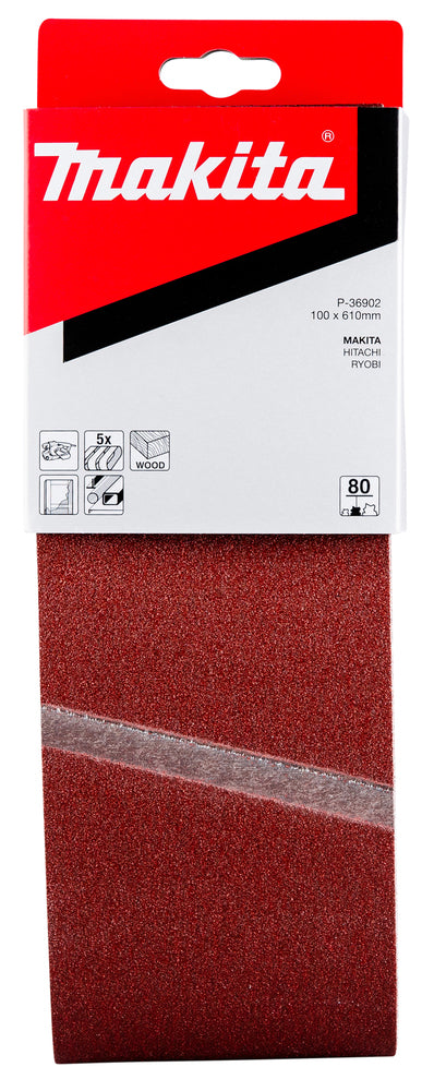Schleifband K80 5stk