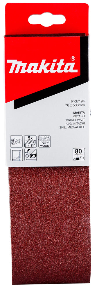 Schleifband K80 5stk