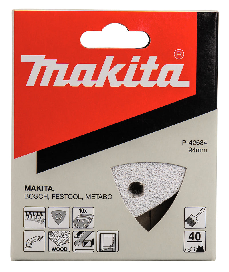 Schleifpapier 3eck 94mm - 10stk