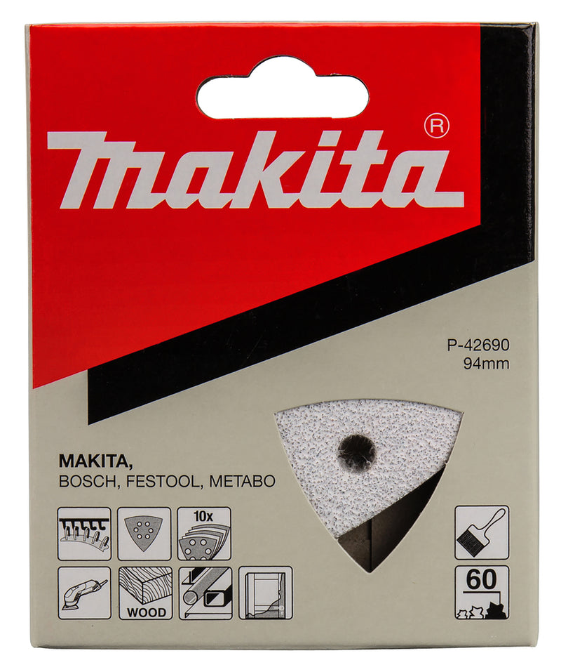 Schleifpapier 3eck 94mm - 10stk