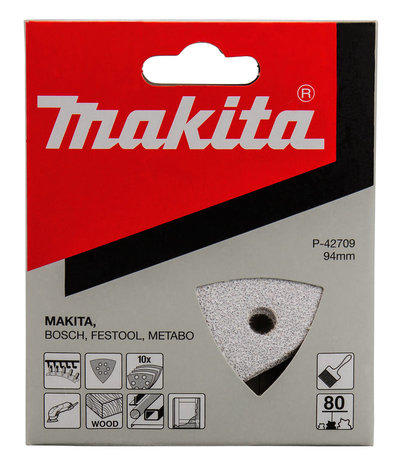 Schleifpapier 3eck 94mm - 10stk