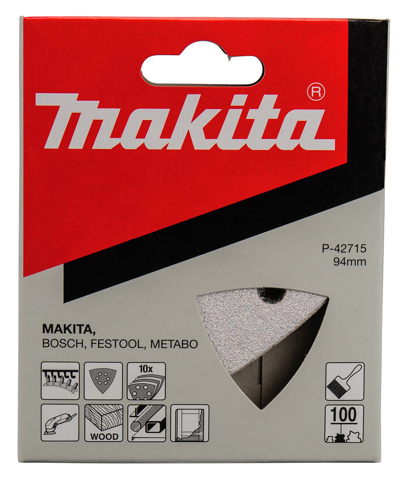 Schleifpapier 3eck 94mm - 10stk