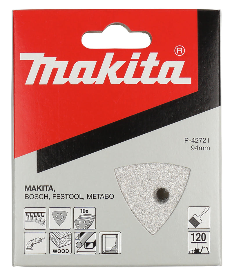 Schleifpapier 3eck 94mm - 10stk