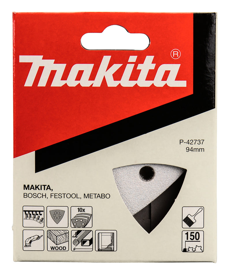 Schleifpapier 3eck 94mm - 10stk