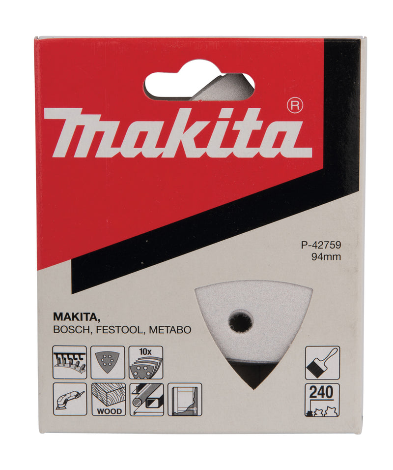 Schleifpapier 3eck 94mm - 10stk