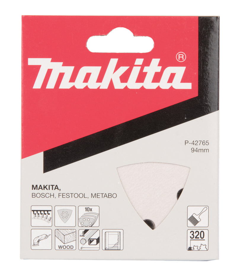 Schleifpapier 3eck 94mm - 10stk