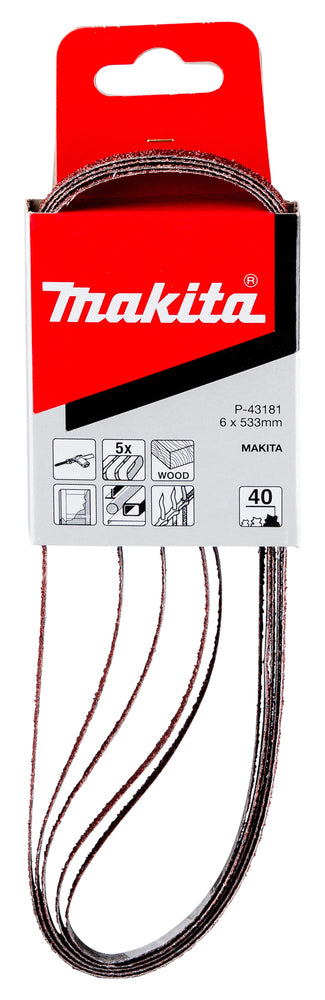 Schleifband K40-5stk Universal