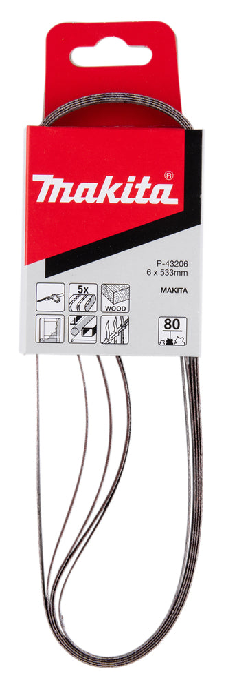 Schleifband K80-5stk Universal