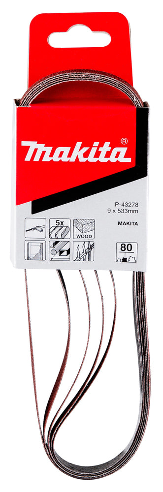 Schleifband K80-5stk Universal