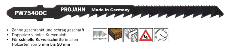 Stichsägeblätter für Holz und Kunststoff