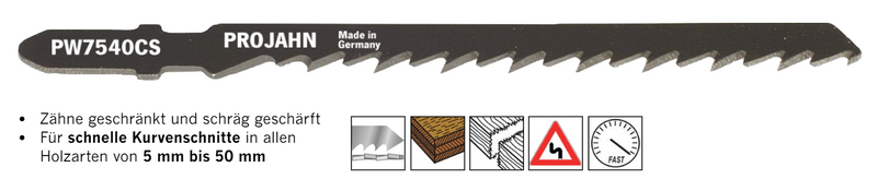 Stichsägeblätter für Holz und Kunststoff