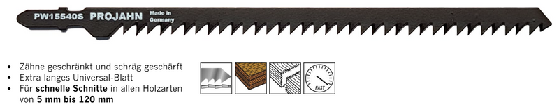 Stichsägeblätter für Holz und Kunststoff