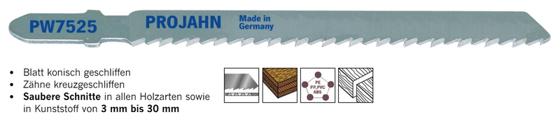 Stichsägeblätter für Holz und Kunststoff