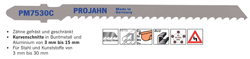 Stichsägeblätter für Metall