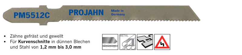 Stichsägeblätter für Metall