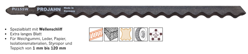 Stichsägeblätter für diverse Materialien