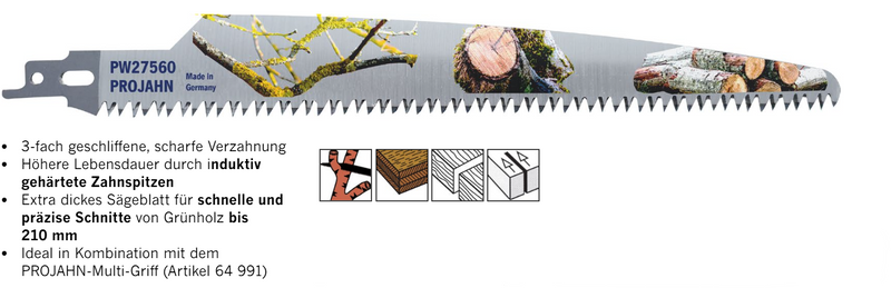 Säbelsägeblätter für Holz