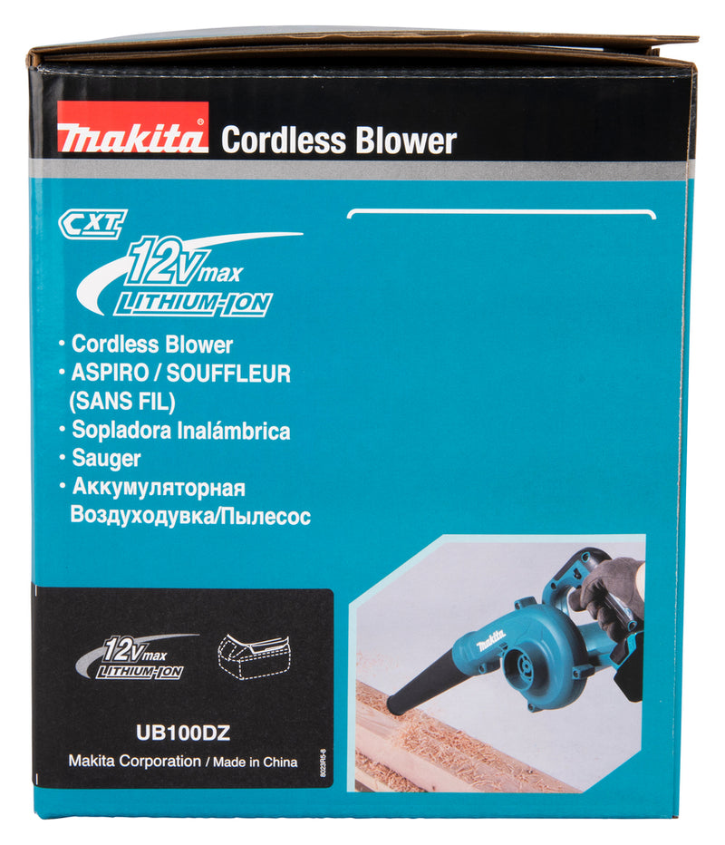 Akku-Gebläse 12V – 12Vmax • 75 m/s • 2,6 m³/min