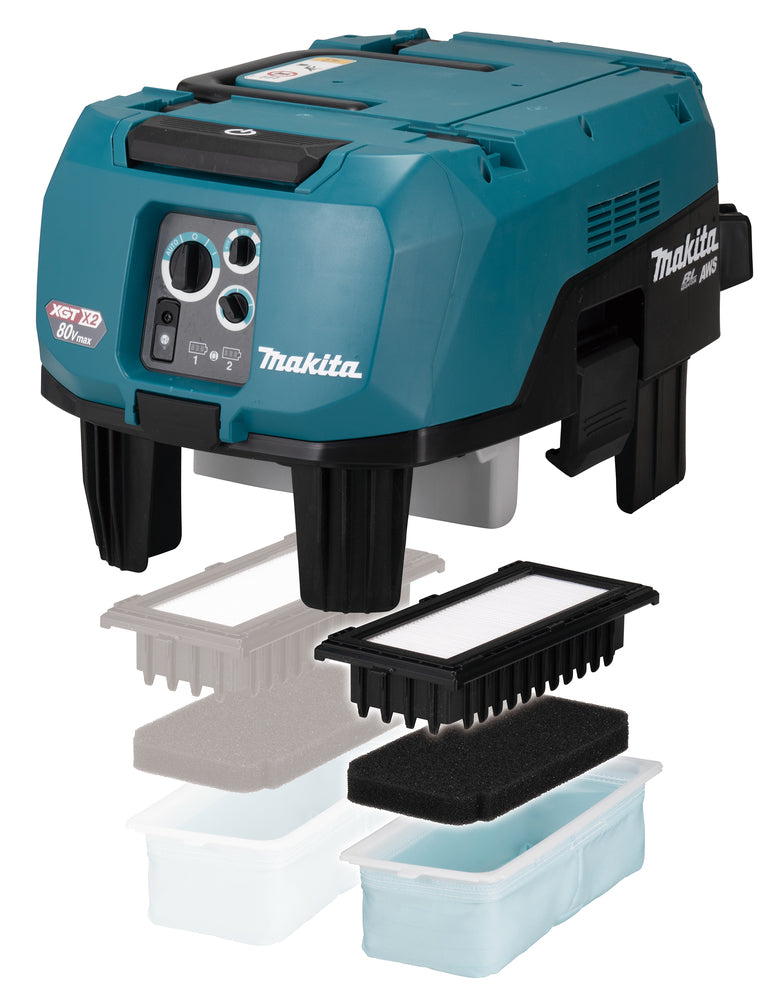Akku-Staubsauger XGT® – 2x40V=80Vmax • 18 kPa • 40/30 L • Klasse M