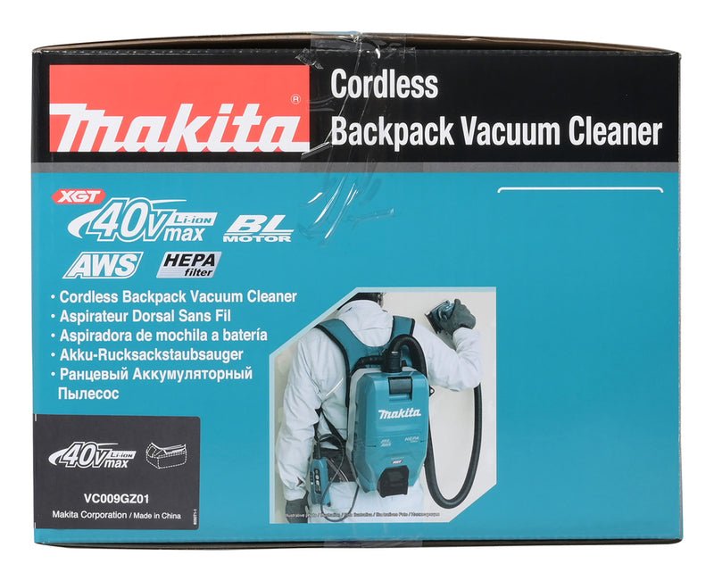 Akku-Rucksackstaubsauger XGT® – 40Vmax • 18 kPa • 2 L