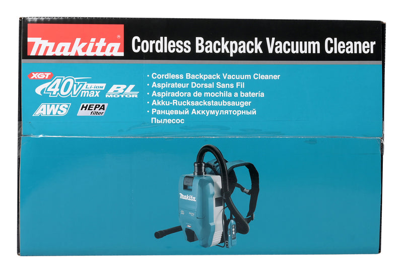 Akku-Rucksackstaubsauger XGT® – 40Vmax • 18 kPa • 2 L