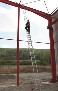 Sprossen-/ SeilzugLeiter, zweiteilig